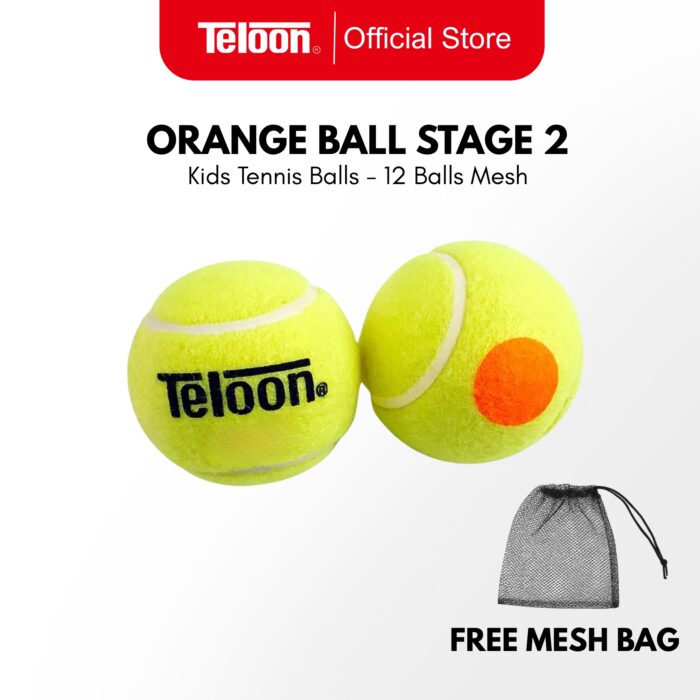 Bola Tenis Anak Orange Stage 2 Mesh Isi 12
