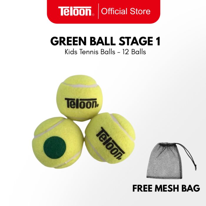 Bola Tenis Anak Green Stage 1 Mesh Isi 12