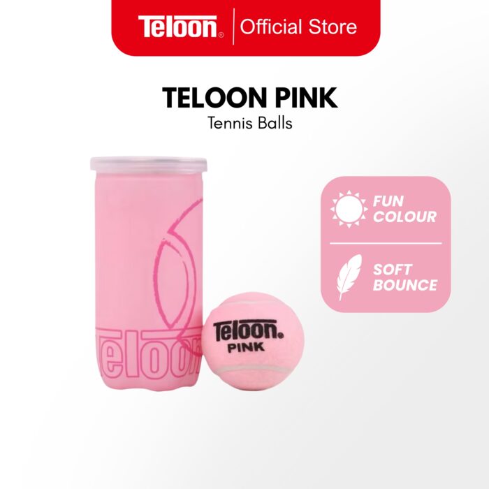 Bola Tenis Warna Pink Isi 2